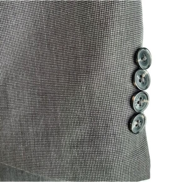 TOMMY HILFIGER 100% Wool Blazer Jacket Pin-Stripe Gray Men's Sz 42 L - Picture 5 of 14